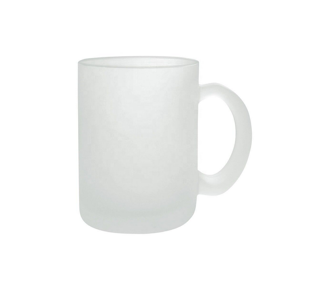 Mug en verre givré persnnalisable