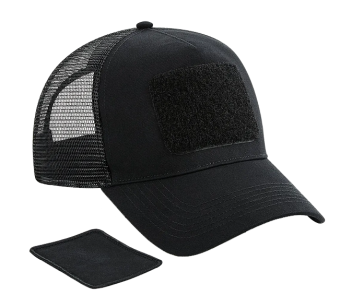 Casquette filet avec patch noir