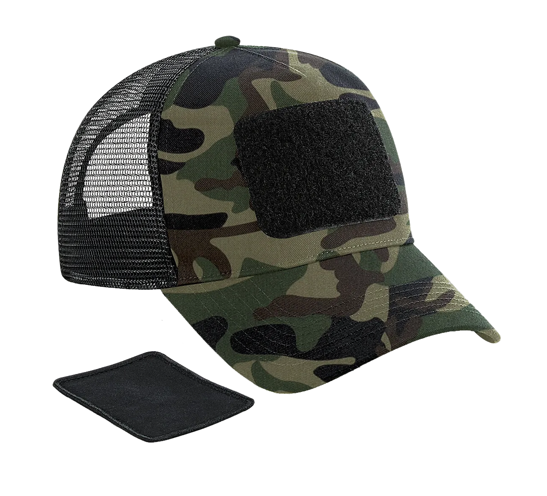 Casquette filet avec patch camo