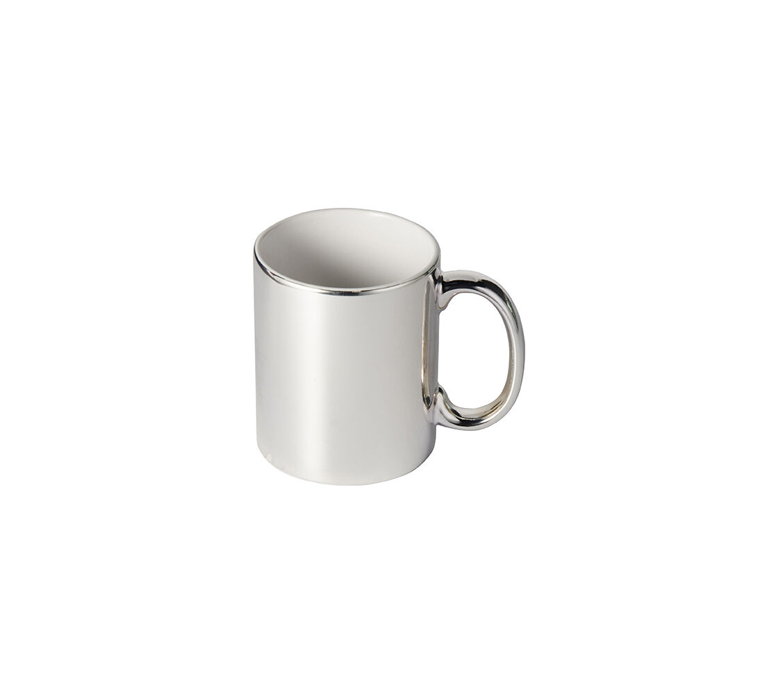 Mug Argenté en céramique personnalisable