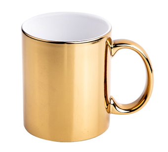 Mug Doré en céramique personnalisable