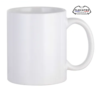 Mug Blanc basic en céramique personnalisable