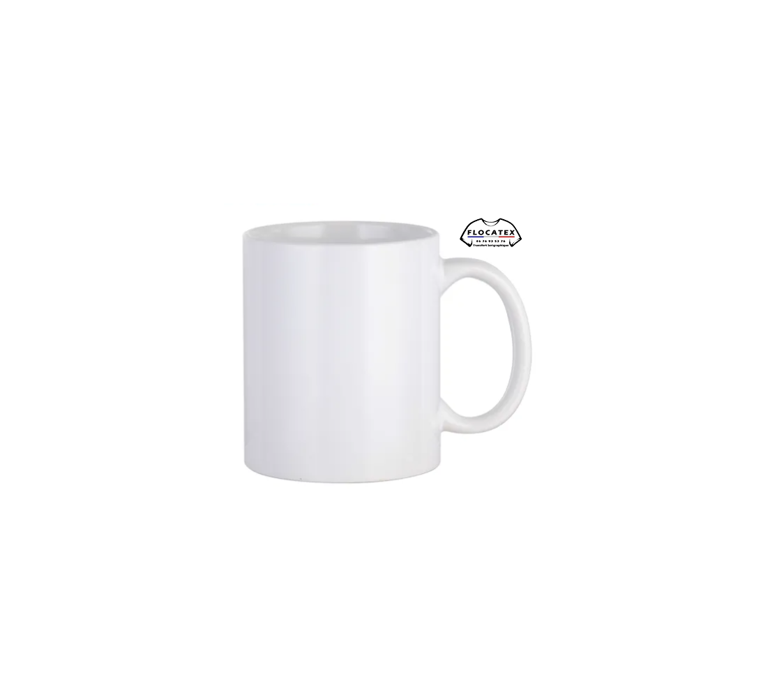 Mug Blanc basic en céramique personnalisable