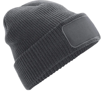 Bonnet à Patch Gris