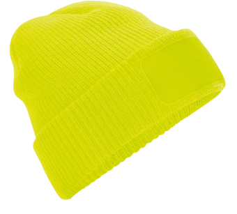 Bonnet à Patch Jaune Fluo
