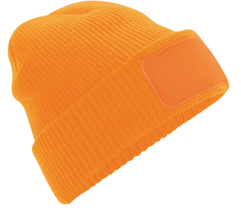 Bonnet à Patch Orange Fluo