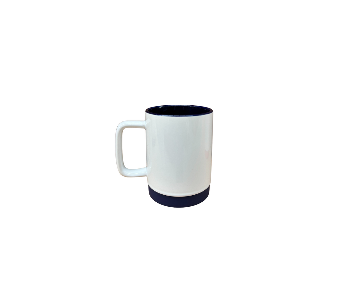 Mug silicon base bleu marine