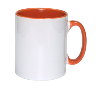 Mug Blanc et Orange