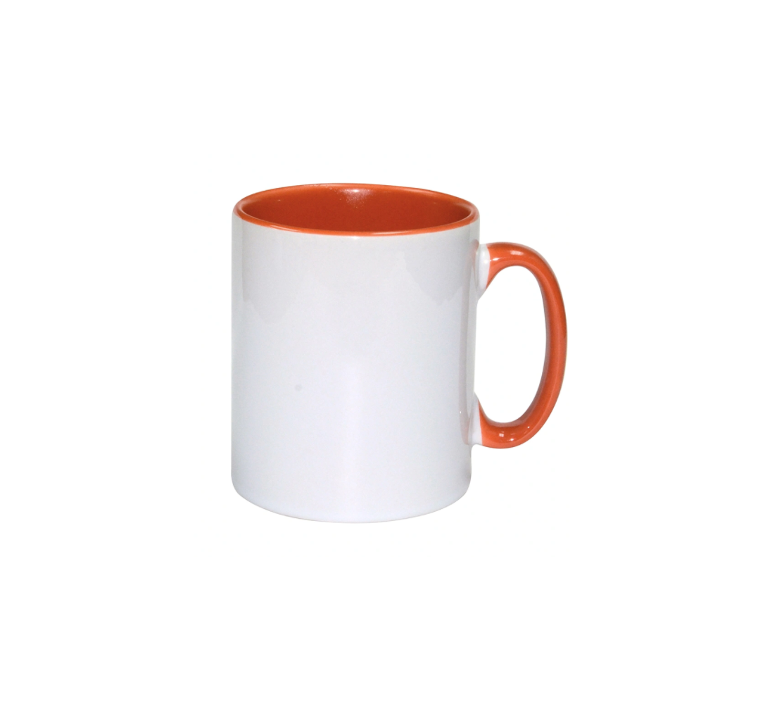 Mug Blanc et Orange