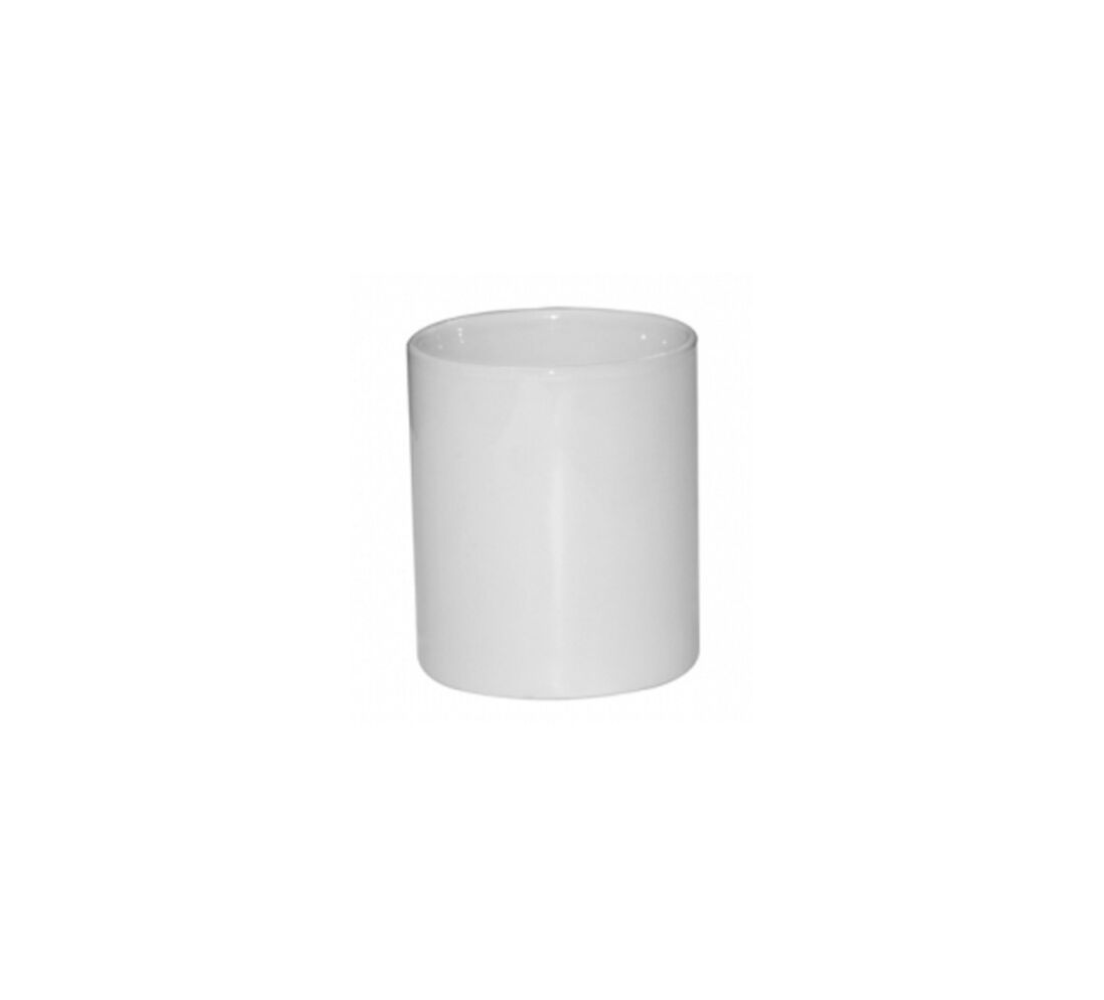 Pot à crayon en céramique blanc personnalisable