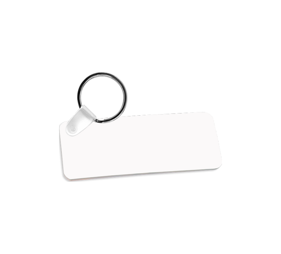 Porte-clé rectangulaire alu personnalisable